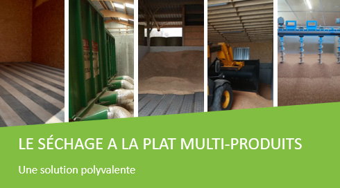 Le séchage à plat multi-produits à la ferme