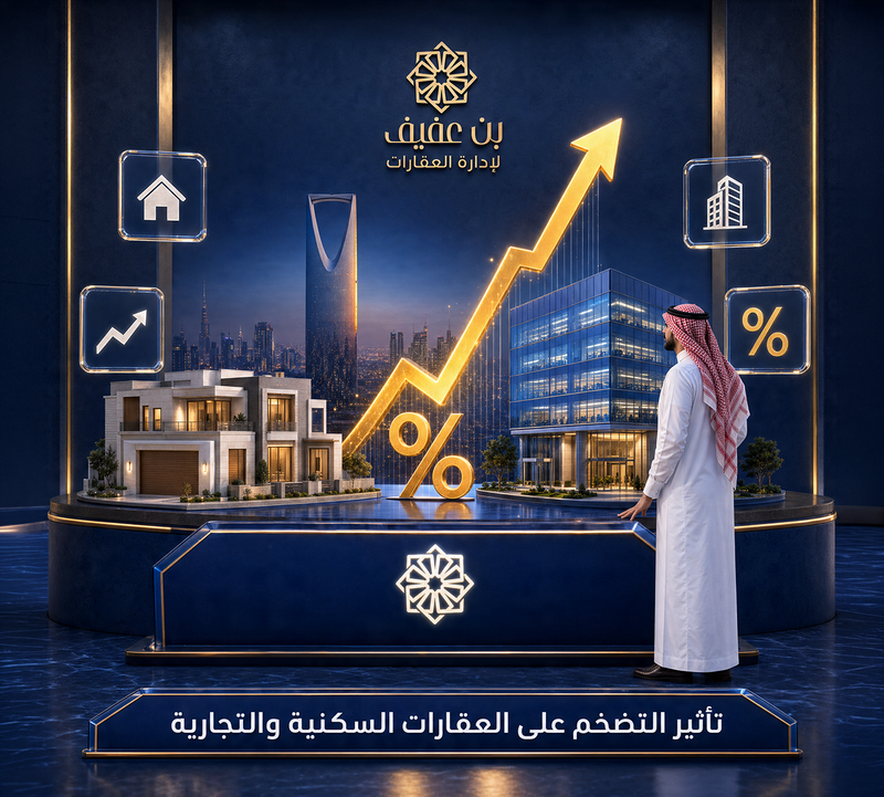 تأثير التضخم على العقارات السكنية والتجارية