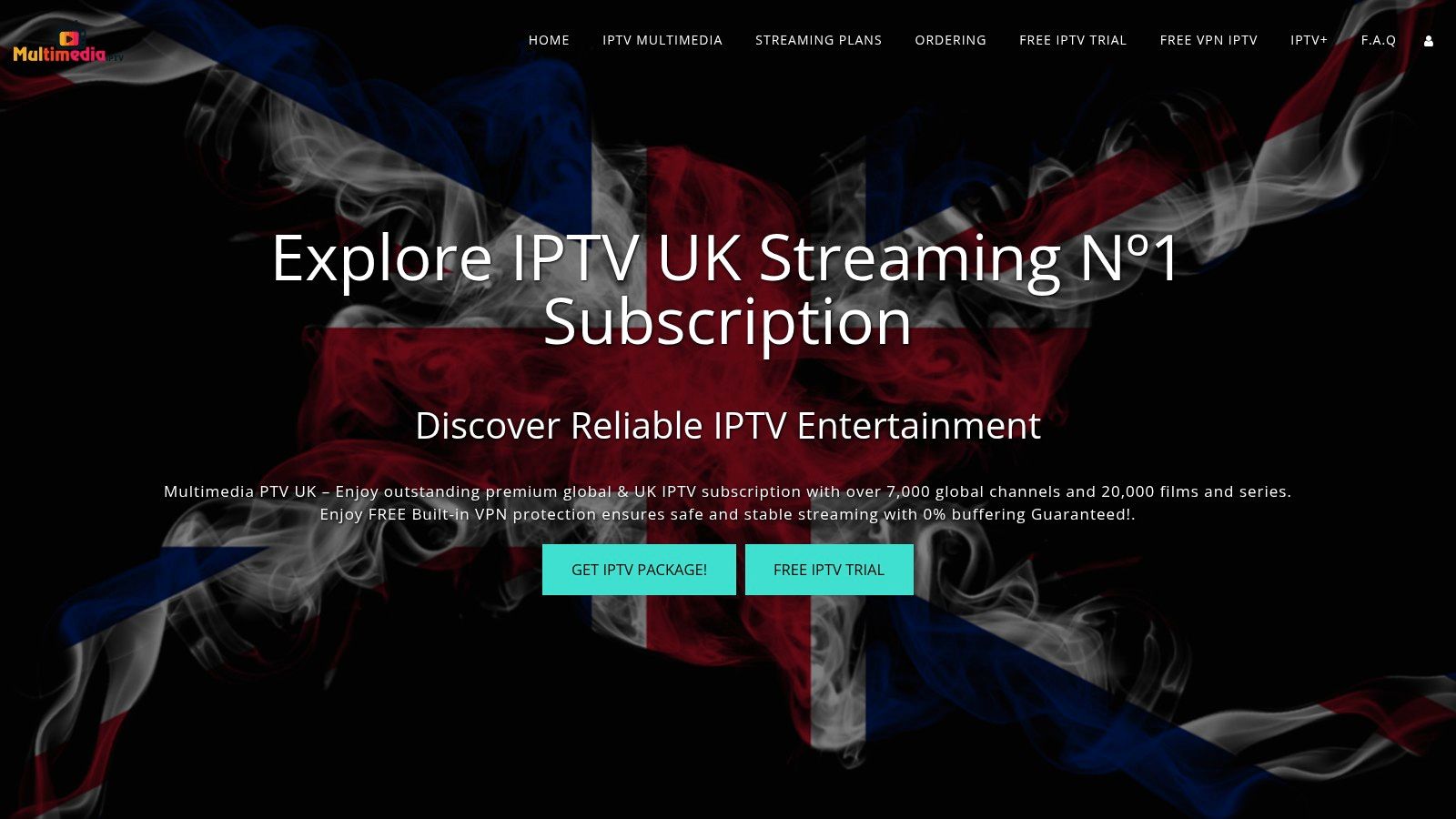 IPTV UK streaming subscription with 4K and 8000+ live channels