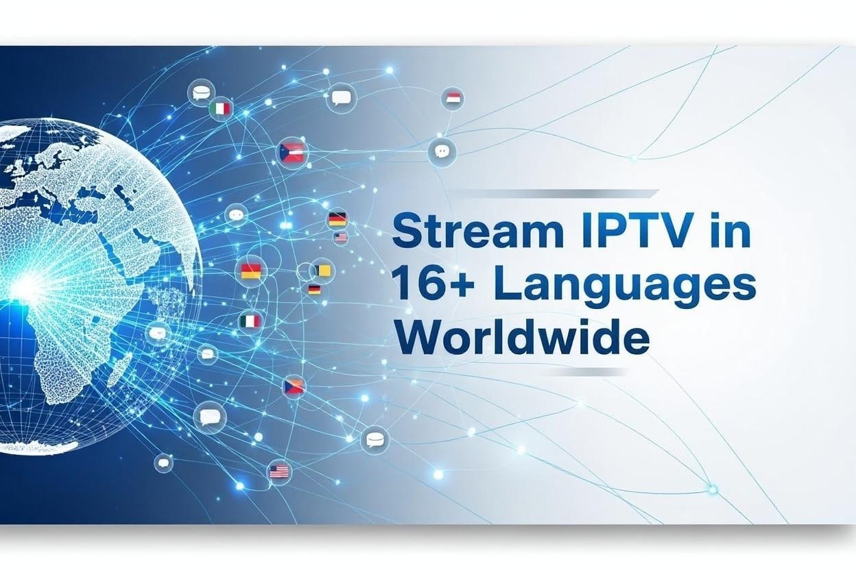 IPTV UK subscription – stream in 16+ languages worldwide