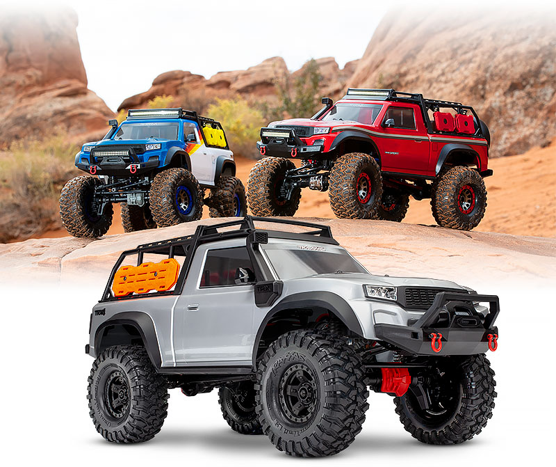 TRX-4 Sport Kit (#82010-4) Custom-Painted Bodies Shown