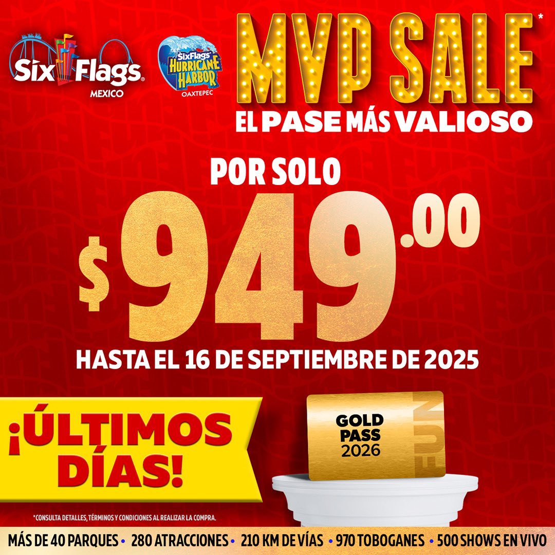 Conoce los secretos de Six Flags México y su pase anual 2026