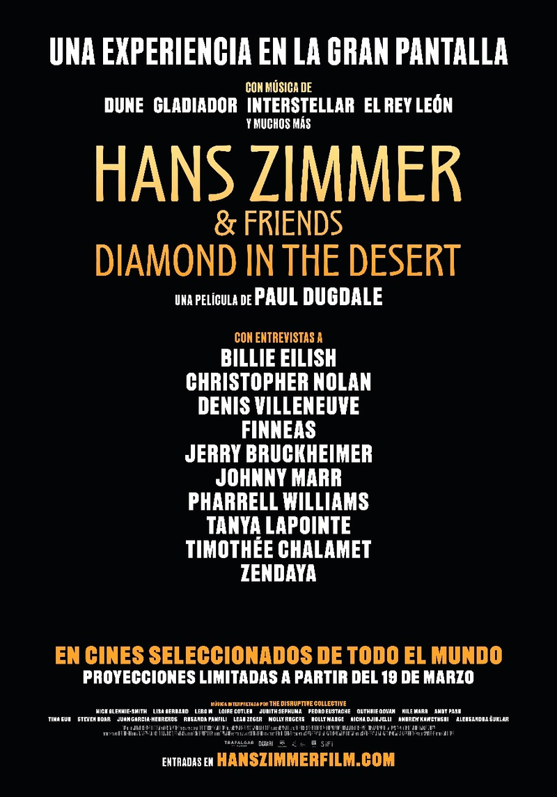 Disfruta de Hans Zimmer & Friends: Diamond in the Desert en Cinépolis +Que Cine