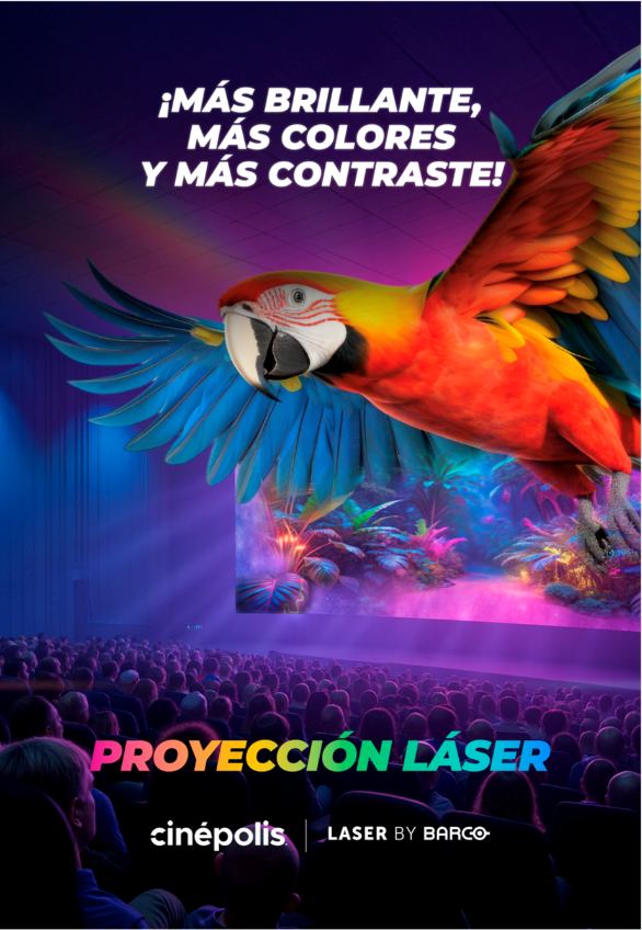 Cinépolis redefine el cine con proyección láser