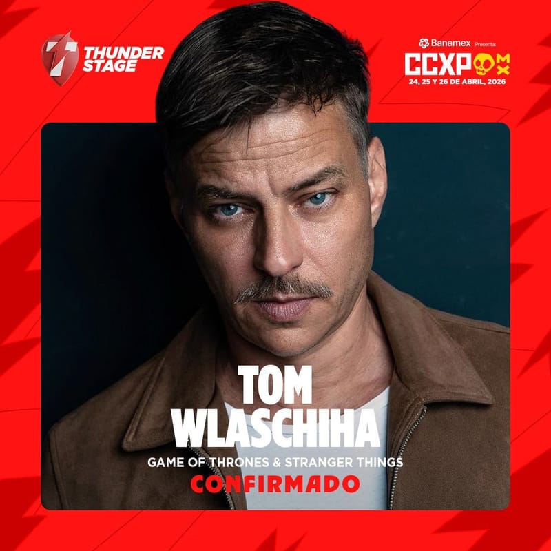 ⚡🌀 ¡Prepárate! CCXPMX26 revela a sus primeros invitados ÉPICOS 🤘🎤