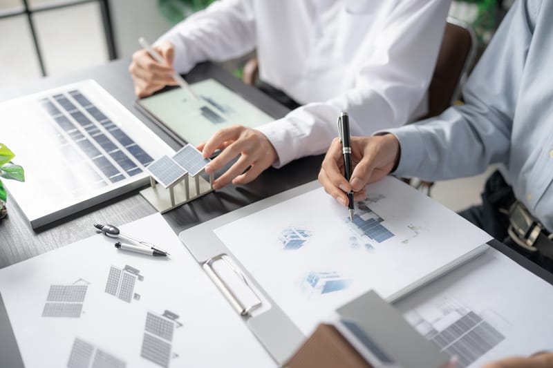 Étude et fourniture de projets solaires