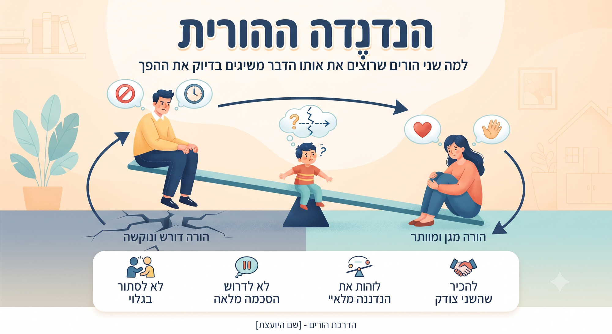 מדריך להורים- הנדנדה ההורית