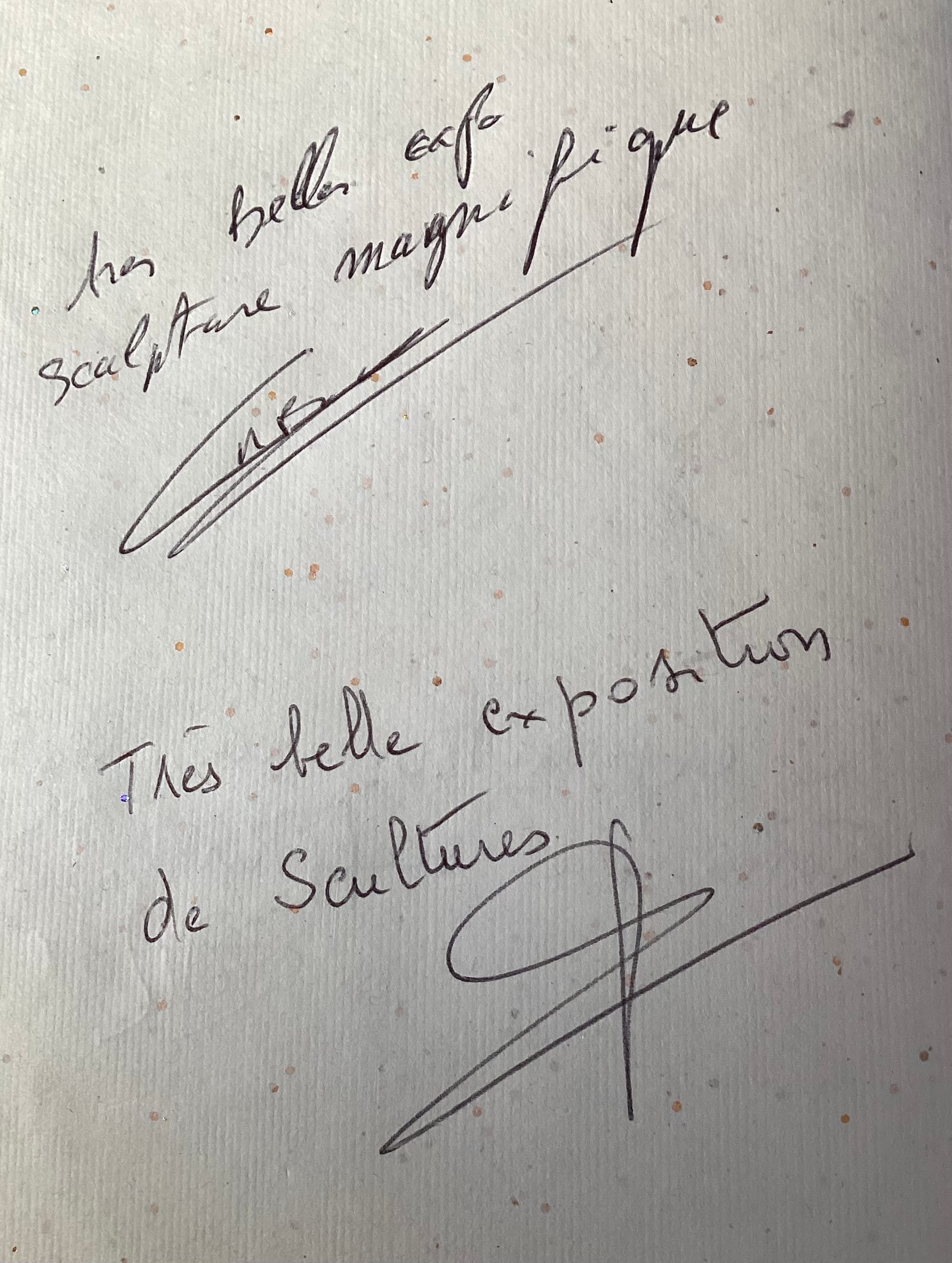 Paroles de visiteurs