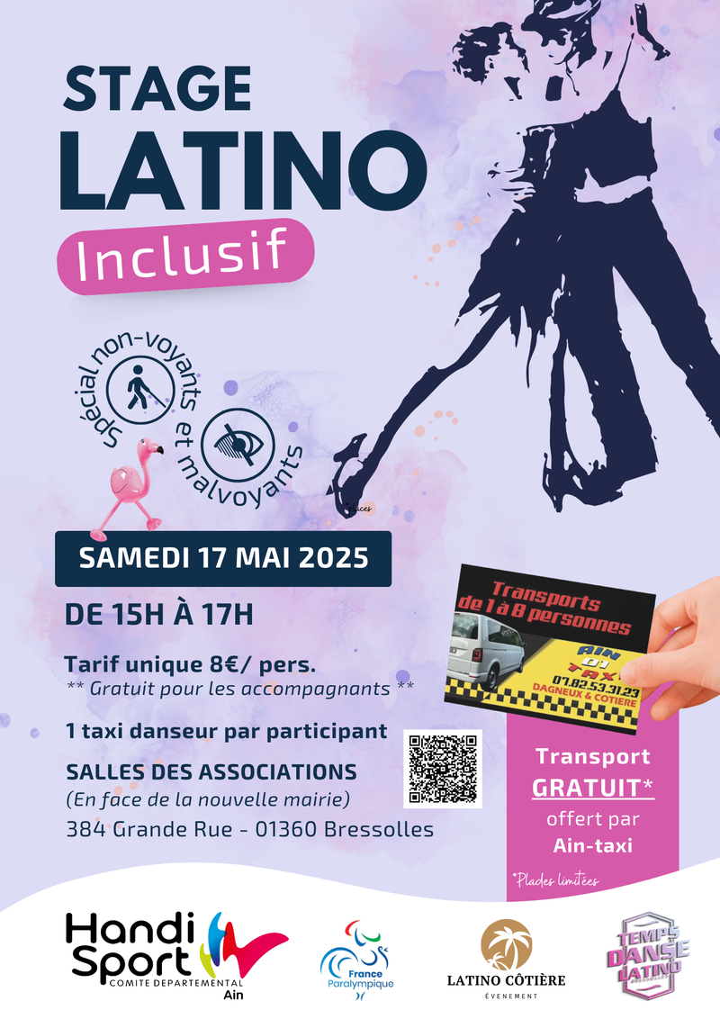 Stage Latino Inclusif – Spécial malvoyants et non-voyants