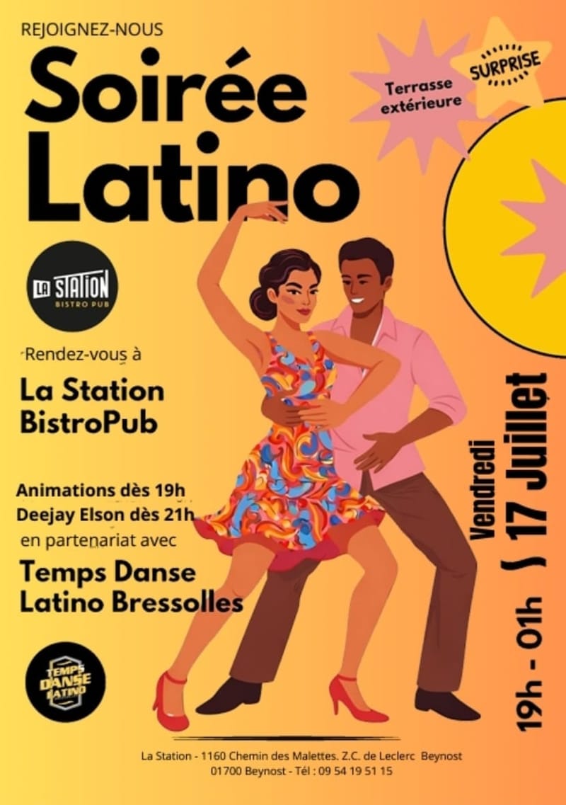 Soirée Latino à La Station -