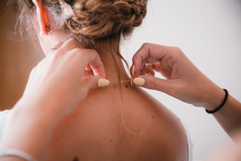 Préparation des mariés