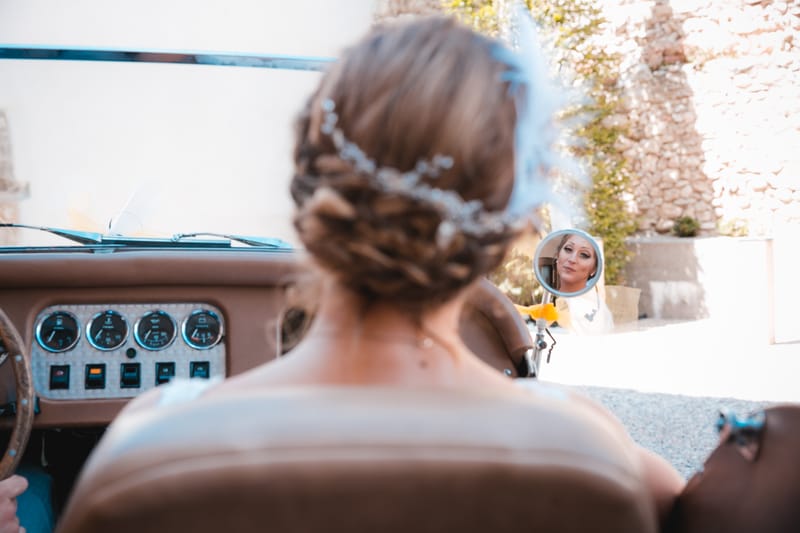 Préparation des mariés