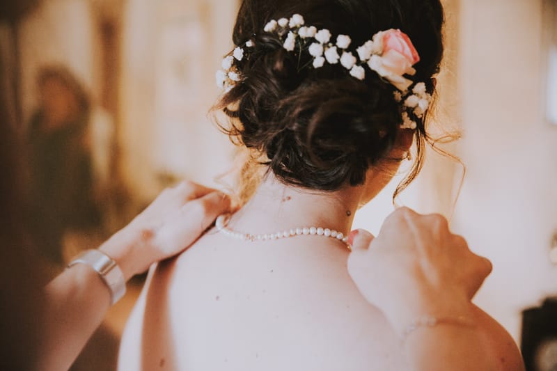 Préparation des mariés