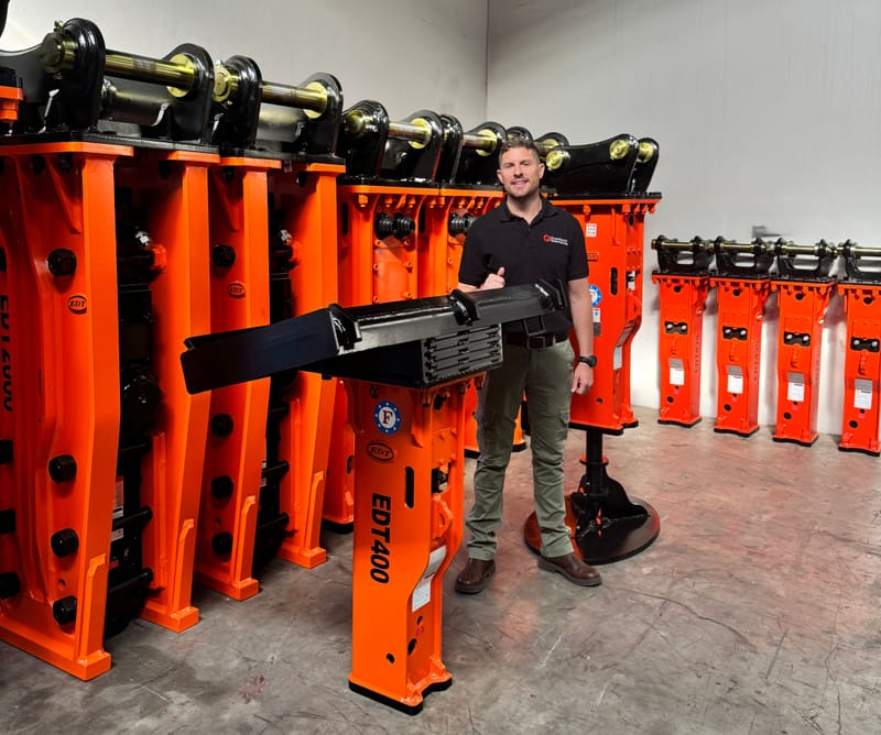 NEW EDT HYDRAULIC HAMMERS FOR SALE