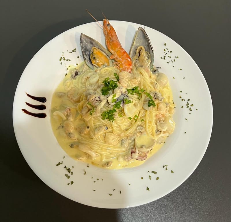 Spaghetti mit Meeresfrüchte