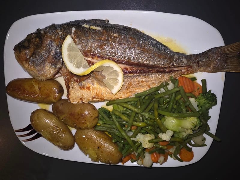 Gegrillte Dorade