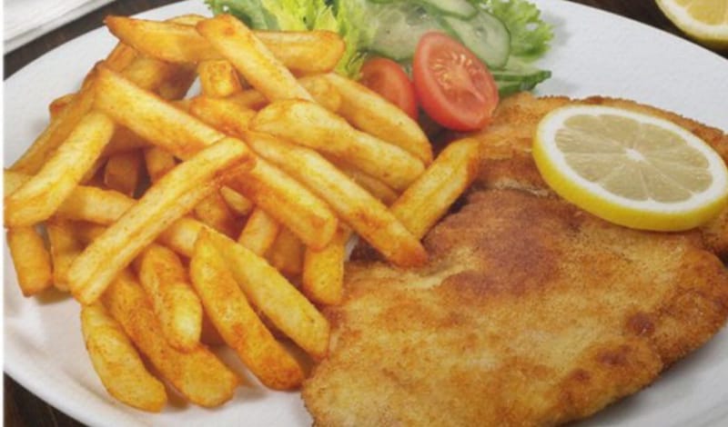 Panierte Hähnchenschnitzel