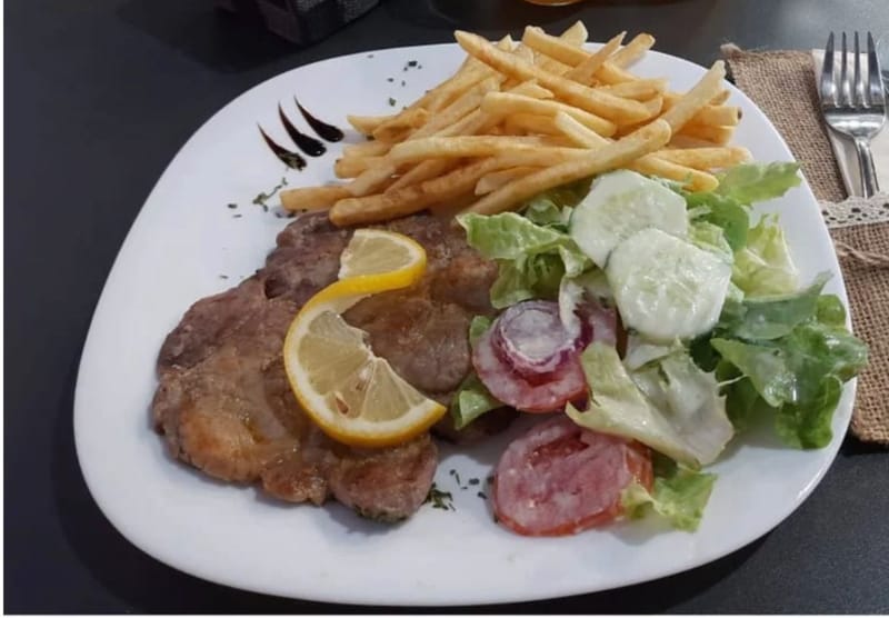 Gegrillte Schweineschnitzel