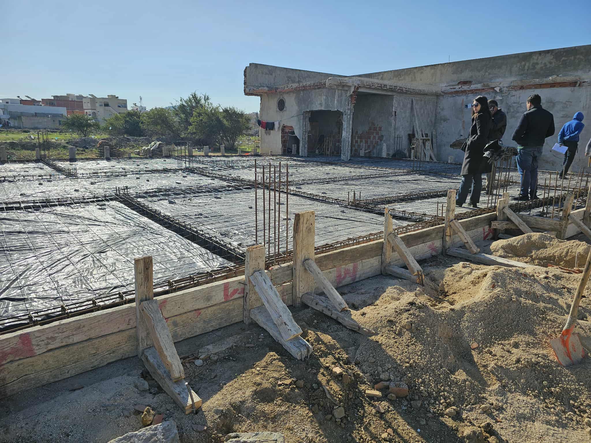 Monitoring the construction site