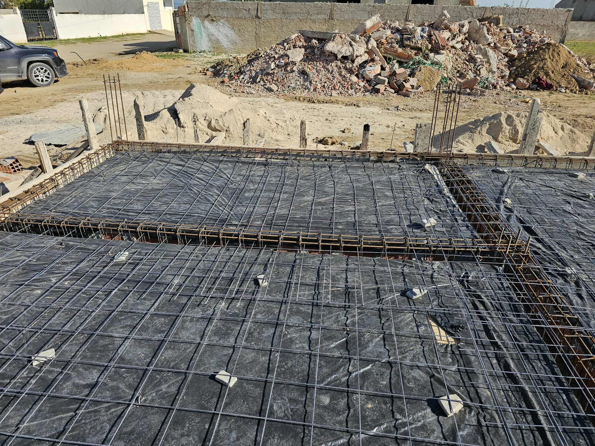 Monitoring the construction site