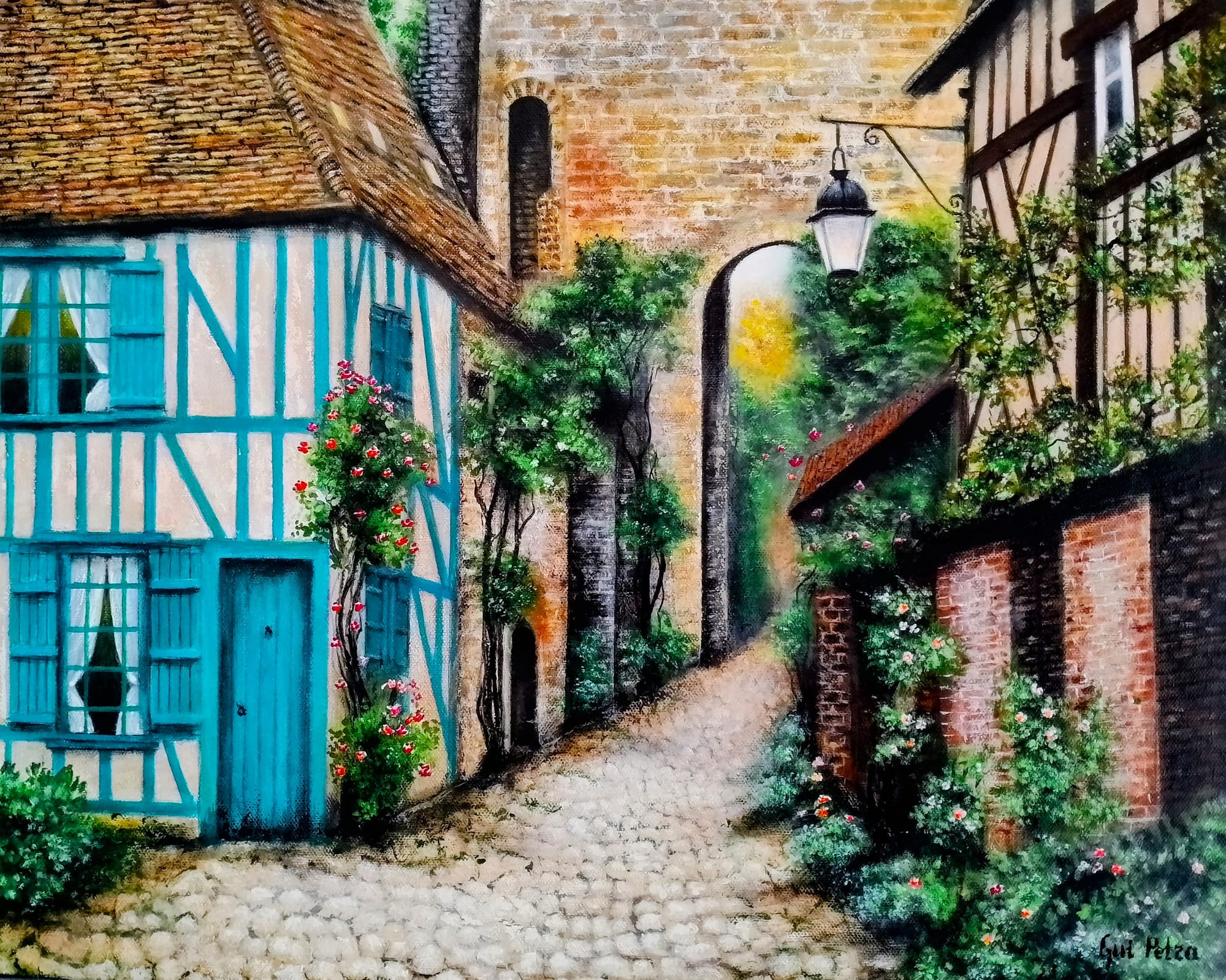 Village fleurie