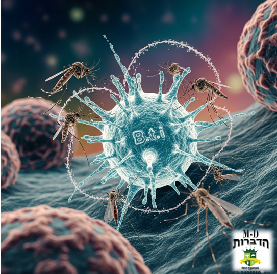 מה זה הדברה ע"י B.T.I. (Bacillus thuringiensis israelensis)❓