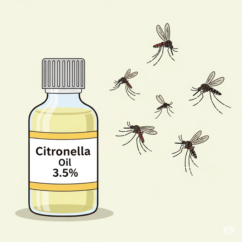 מה זה שמן ציטרונלה {​citronella oil] דוחה חרקים ❓