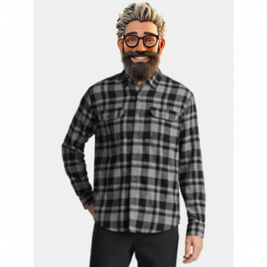 Walmart George Men's Flannel Shirt - Great Value!