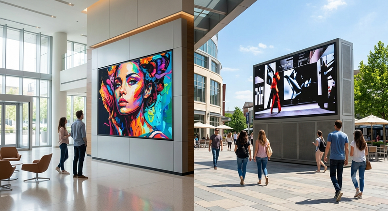 Indoor vs. Outdoor Screens: How to Choose for Your Location
