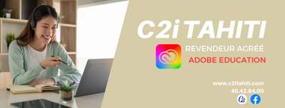 C2I revendeur agréé ADOBE EDUCATION