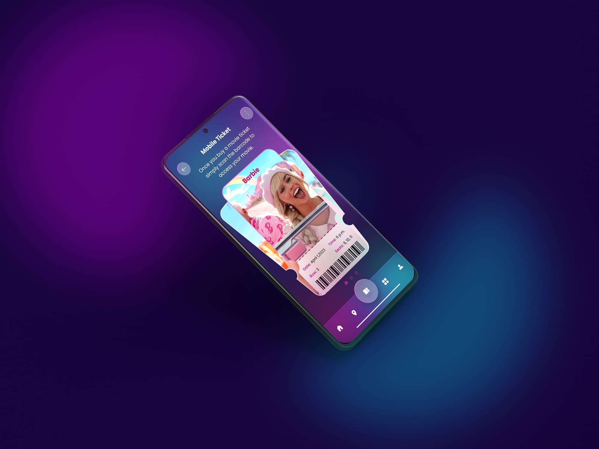 Movie Ticket Booking App Design