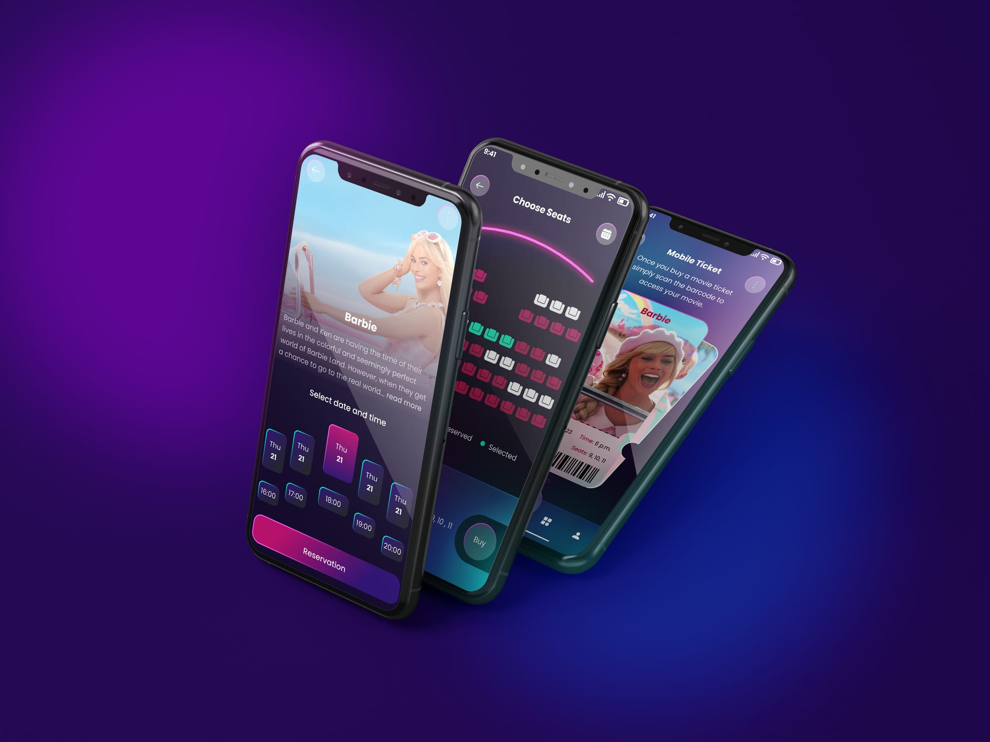 Movie Ticket Booking App Design