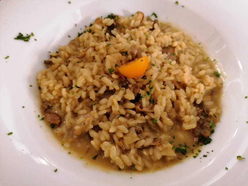 RISOTTO AI FUNGHI PORCINI