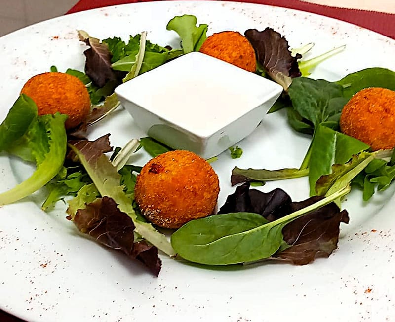 POLPETTE DI TROTA E SALMERINO