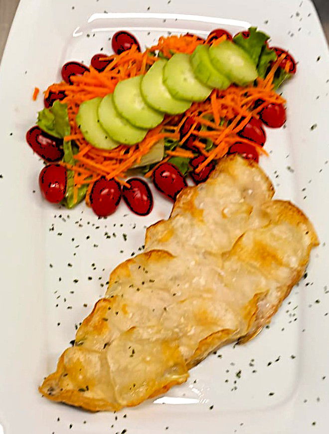 FILETTO DI TROTA IN CROSTA DI PATATE
