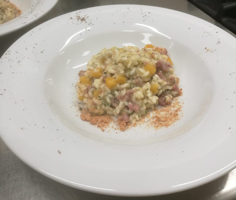 RISOTTO ZUCCA E SALSICCIA