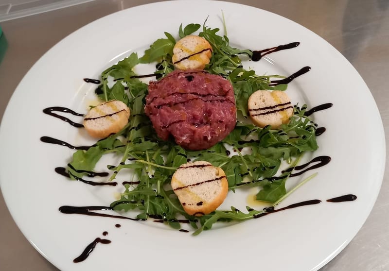 TRENTINO SALADED BEEF TARTARE