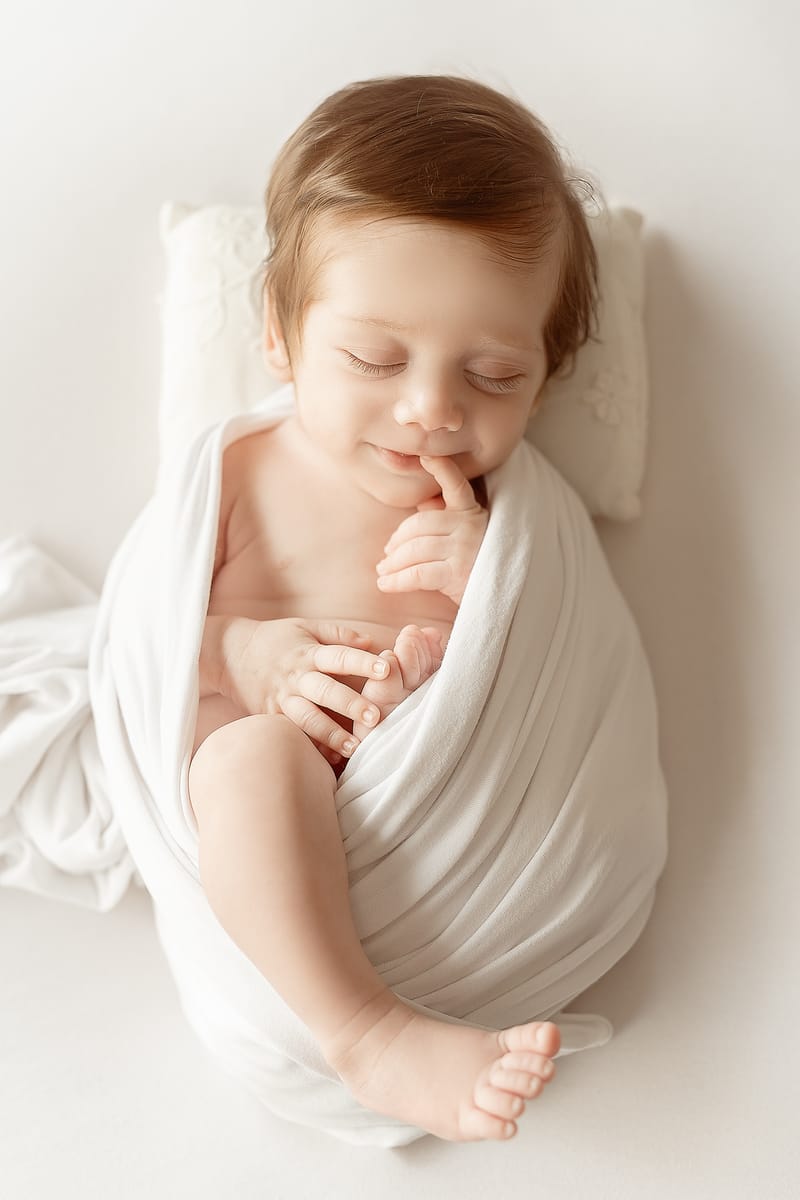 צילומי ניובורן בסטודיו או בית הלקוח