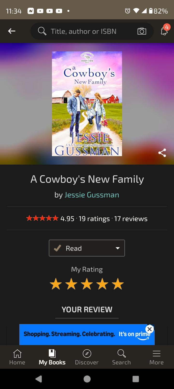 A cowboys new family by Jessie Gussman