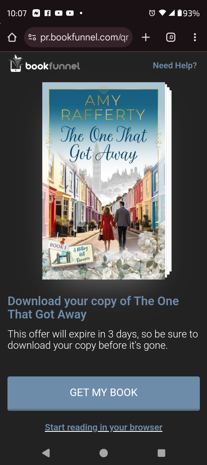 The One That Got Away by Amy Rafferty