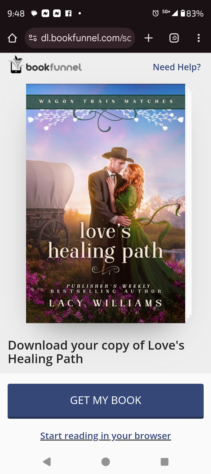 Loves Healing Path by Lacy Williams