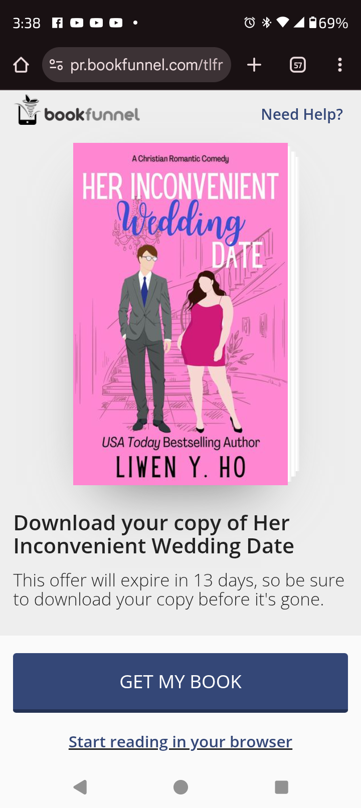 Her inconvenient wedding date by Liwen Y Ho