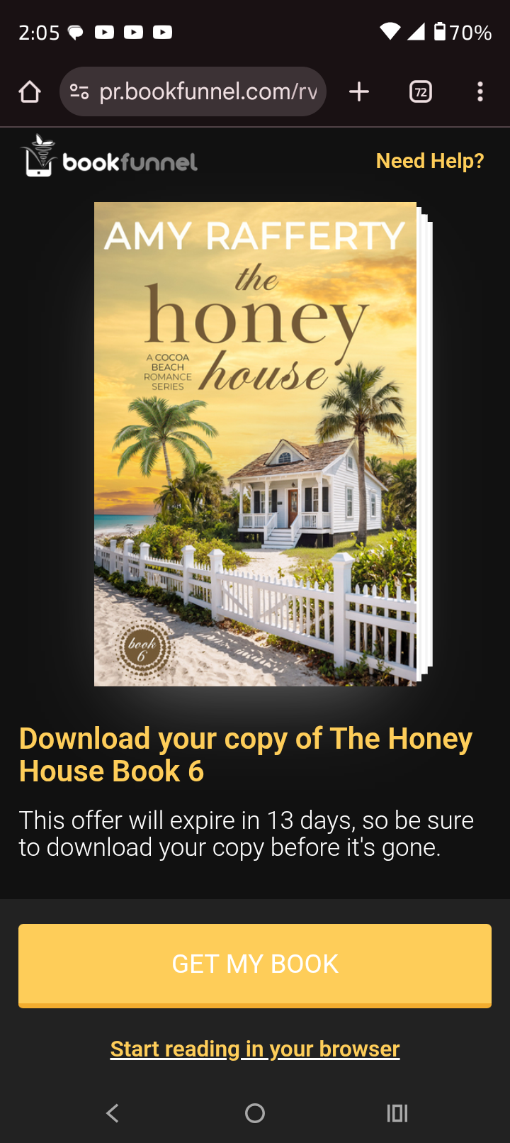 The Honey House book 6 by Amy Rafferty