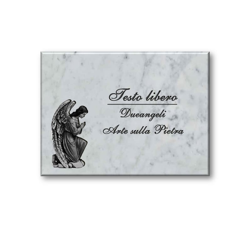 Lastra Commemorativa Targhetta Funeraria Personalizzabile In Acrilico - Motivo Rosa Per Colombari E Ricordi Targa Defunto Personalizzata - Foto 2