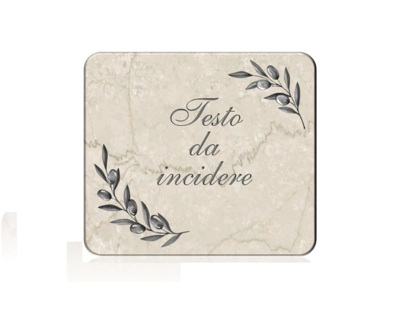 Targa per ville e dimore personalizzabile