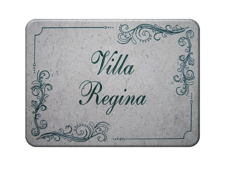 Targa per ville e dimore personalizzabile