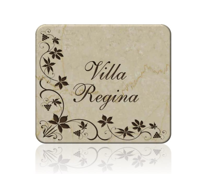Targa per ville e dimore personalizzabile