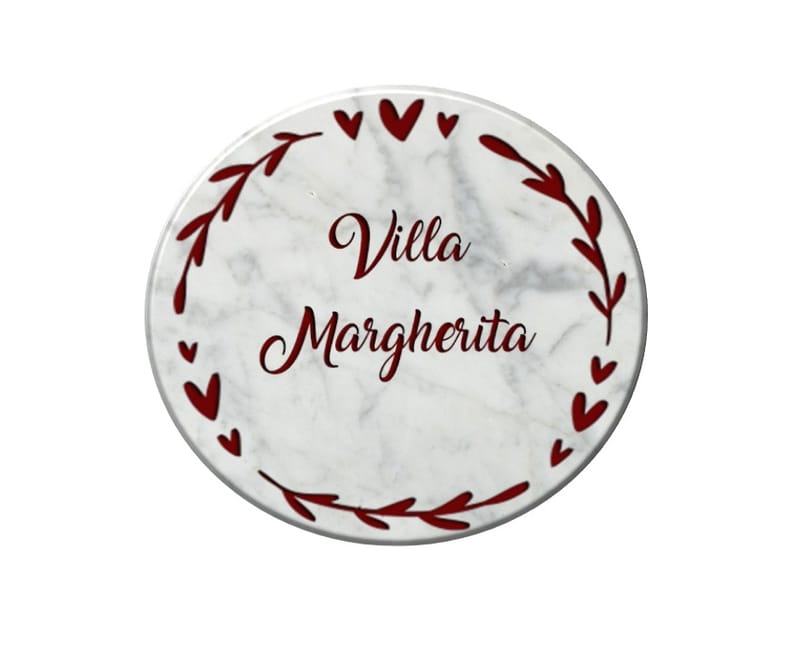 Targa per ville e dimore personalizzabile