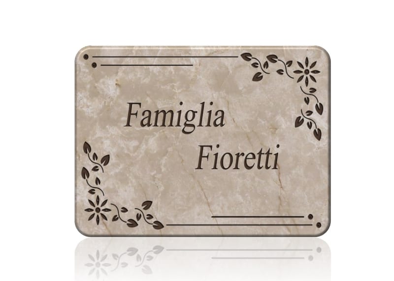 Targa per ville e dimore personalizzabile