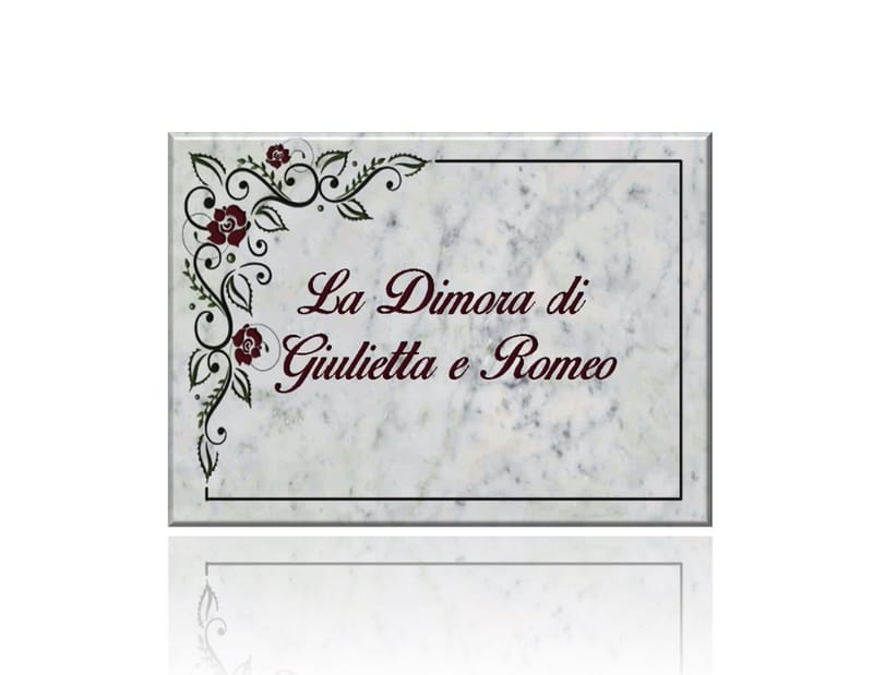 Targa per ville e dimore personalizzabile